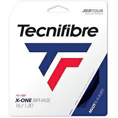 テクニファイバー Tecnifibre X-ONE BIPHASE 1.30 テニス 硬式ガット TFG202-BK