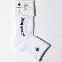 ルコック le coq sportif テニスショートソックス(ユニセックス) QTATJB10-WHT