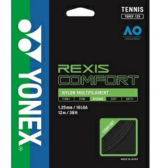 【 ブラックフライデー★エントリーでポイント10倍 】 ヨネックス YONEX REXIS COMFORT 125 テニス 硬式..