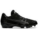 アシックス asics スターシャイン 3(ユニセックス)野球スパイク (BLK/BLK) 1123A033-001