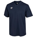 アンブロ UMBRO Jr ゲームシャツ（ワンポイントデザイン）（ジュニア）半袖 サッカー UAS6307J-NVY