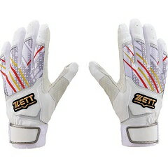 ゼット ZETT NON SLIP BATTING GLOVE (両手用) 野球 バッティンググラブ BG519C-1111