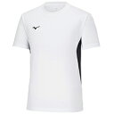 ミズノ MIZUNO ナビドライTシャツ 半袖/切替(メンズ)バレーボール 32MAA190-01