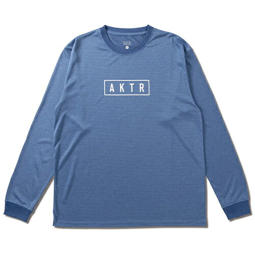 AN^[ AKTR LOGO L/S SPORTS TEE oXPbg{[ TVc 223-004005-BL