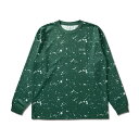 【 SALE 】アクター AKTR SPLASH E.B. L/S SPORTS TEE メンズ 長袖Tシャツ バスケットボール 223-012005-GR