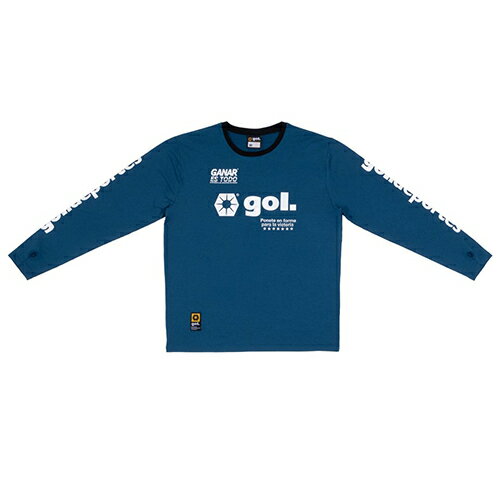 ゴル GOL 長袖プラクティスシャツ BASIC(メンズ)M.BLU サッカー・フットサル G341-603-026