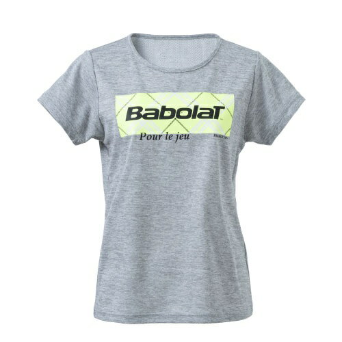 o{ Babolat PURE SHORT SLEEVE SHIRT ejX fB[XEFA BWP4528-GY00