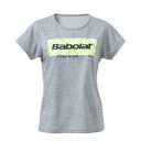 レディースウエア バボラ Babolat PURE SHORT SLEEVE SHIRT テニス レディースウェア BWP4528-GY00