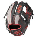 ローリングス Rawlings 軟式グローブ HYPER TECH COLOR SYNC 内野手用 野球 GR4HTCN62-B/GRY(4)