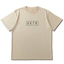 【 SALE 】アクター AKTR SEASONAL AKTR LOGO SPORTS TEE ECRU(ユニセックス)半袖Tシャツ バスケットボール 124-...