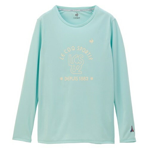 ルコック le coq sportif スポットレス 長袖シャツ　テニス レディースウェア QTWXJB03-GR