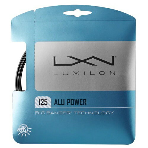 ルキシロン LUXILON ALU POWER BLACK 125 テニス 硬式ガット WR8306901125