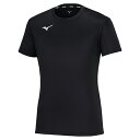 ミズノ MIZUNO Basicプラシャツ(ハンソデ) (半袖) バレーボール ユニセックス V2MAB230-09