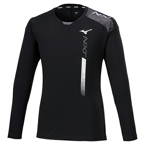 ミズノ MIZUNO N-XTプラクティスシャツ 長袖 バレーボール ユニセックス V2MAA511-90 ミズノ MIZUNO N-XTプラクティスシャツ 長袖 バレーボール ユニセックス V2MAA511-90