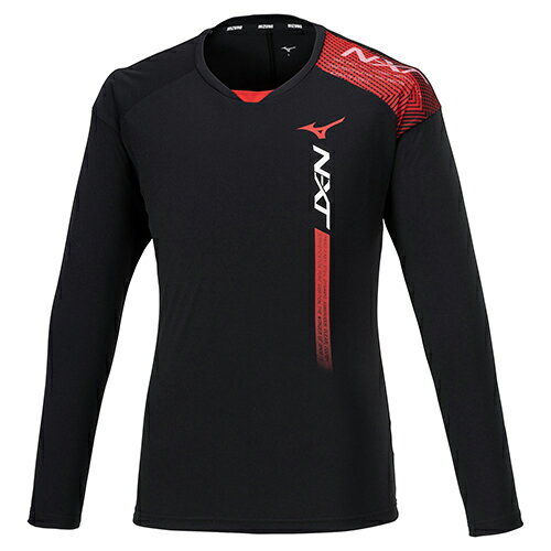 ミズノ MIZUNO N-XTプラクティスシャツ 長袖 バレーボール ユニセックス V2MAA511-96 ミズノ MIZUNO N-XTプラクティスシャツ 長袖 バレーボール ユニセックス V2MAA511-96