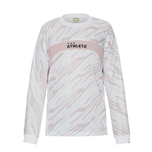 アスレタ ATHLETA グラフィックプラクティスシャツJr 長袖 サッカー フットサル ジュニア 02395J-10