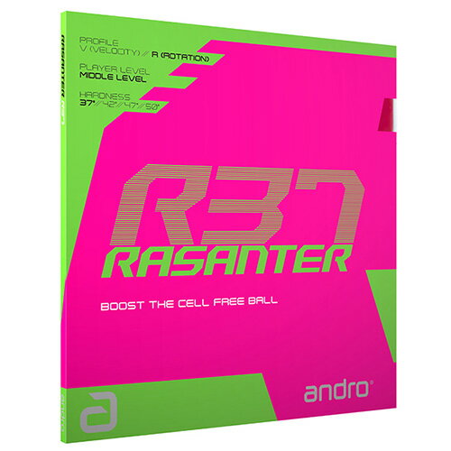 アンドロ Andro RASANTER R37 (赤) 卓球ラバー 112286-RD アンドロ Andro RASANTER R37 (赤) 卓球ラバー 112286-RD