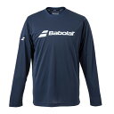 バボラ Babolat CLUB LONG SLEEVE SHIRT ロングスリーブシャツ 長袖 テニス メンズ BUP4510C-NV00