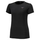 ミズノ MIZUNO クイックドライTシャツ (オーロラ) 半袖 ランニング レディース J2MAA721-09