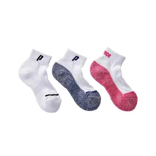 【 ブラックフライデー★エントリーでポイント10倍 】 プリンス Prince レディース ソックス ショート3足セット 靴下 テニス PS307S