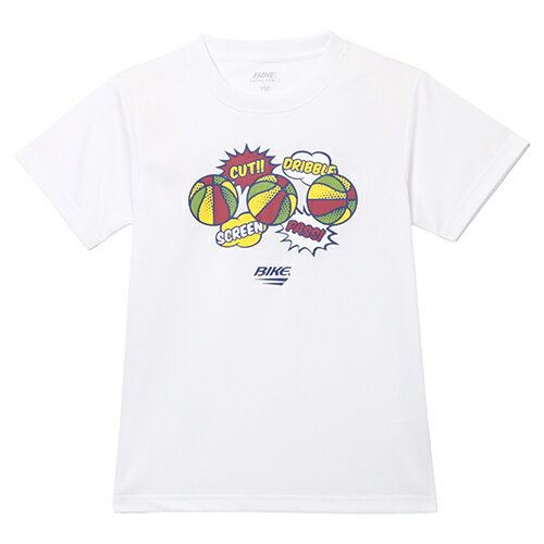 バイク BIKE 半袖プラクティスTシャツ ジュニア バスケットボール BK6516-0100 バイク BIKE 半袖プラクティスTシャツ ジュニア バスケットボール BK6516-0100