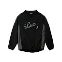 ルースイソンブラ LUZeSOMBRA Jr STRETCH TAFTA MESH PULLOVER TOP ピステ 長袖 サッカー フットサル ジュニア F2021108-BLK(4)