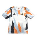 アディダス adidas キッズ レアル・マドリード 24/25 プレマッチジャージー サッカー レプリカシャツ JJ3491