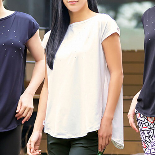 ミカノ MIKANO エアリーTシャツ 半袖 フィットネス レディース 66744A-WH