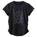 ダミス DA MISS サイドシャーリングロゴラメTシャツ 半袖 フィットネス ウィメンズ 1534-1427-BLK(4)
