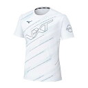 ミズノ MIZUNO N-XTプラクティスシャツ Tシャツ 半袖 テニス ユニセックス 62JAC042-01