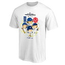 ファナティクス Fanatics 大谷翔平 山本由伸 今永昇太 鈴木誠也 MLB 東京シリーズ 開幕戦 イラスト Tシャツ ホワイト キッズ ML01-25SS-0024-WH-Jr