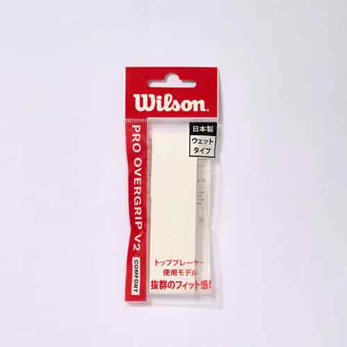ウィルソン Wilson PRO OVERGRIP V2 1PK White グリップテープ テニス WR8449701001 ウィルソン Wilson PRO OVERGRIP V2 1PK White グリップテープ テニス WR8449701001