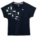 ルコック le coq sportif 接触冷感グラフィックゲームシャツ テニス 半袖 ウィメンズ LN5SHT50L-NV00