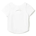 チャコット・バランス Chacott BALANCE HandsomeCotton カットアウトTシャツ 半袖 ヨガ ウィメンズ 256210-2523-51-...