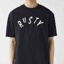 ラスティー RUSTY ペアテックス 水陸両用 発泡プリントロゴ Tシャツ 半袖 メンズ 915460-BK(4)