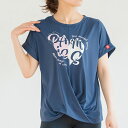 ダミス DA MISS ツイストヘムcoolTシャツ 半袖 フィットネス ウィメンズ 1534-1436-NVY