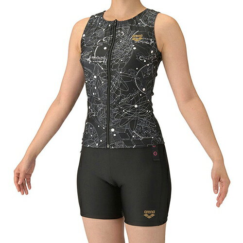 アリーナ ARENA フィットネスセパレート フィットネス水着 レディース AS5FWF52L-BKBK