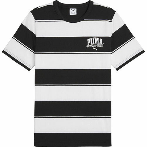 【 ブラックフライデー★エントリーでポイント10倍 】 プーマ PUMA CLASS ストライプ AOP Tシャツ 半袖 メンズ 687604-01