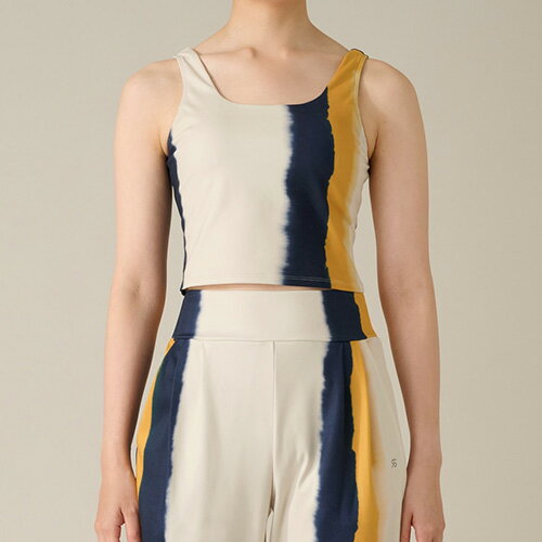 【 ブラックフライデー★エントリーでポイント10倍 】 リアルストーン Real Stone ミディアムトップ タンクトップ ヨガ ウィメンズ RS-L621T-IVO