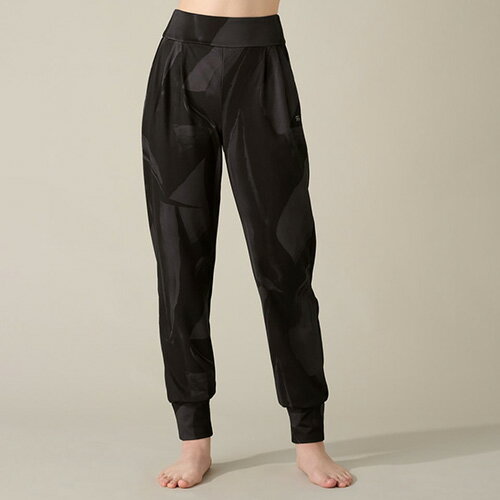 【 ブラックフライデー★エントリーでポイント10倍 】 リアルストーン Real Stone リラックスロングパンツ ヨガ ウィメンズ RS-L623S-B