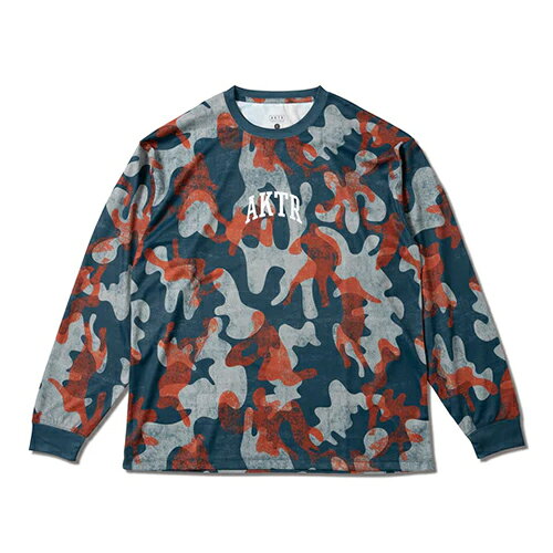 アクター AKTR PLAY CAMO LOOSE FIT L/S SP TEE ロングTシャツ 長袖 バスケットボール ユニセックス 22..