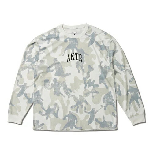 アクター AKTR PLAY CAMO LOOSE FIT L/S SP TEE ロングTシャツ 長袖 バスケットボール ユニセックス 22..