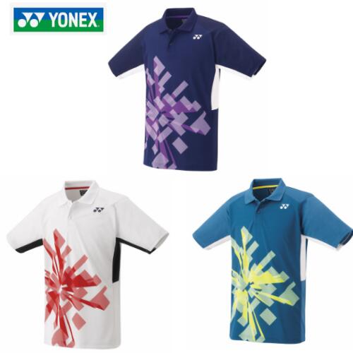 【メール便発送】ヨネックス UNIゲームシャツ 半袖　試合　男女兼用　UVカット　吸汗速乾　制電 テニス　バドミントン　バドミントン協会審査合格品　10673