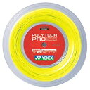 【送料無料】（北海道を除く）ヨネックス YONEX　テニス　ロールガット ストリング　POLYTOUR PRO ポリツアープロ 120　PTP120-2　1.20mm　フラッシュイエロー(557)　240m