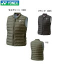 ヨネックス YONEX WOMEN 中綿ベスト 98073 レディース ヒートカプセル ウォーマー ウインドブレーカー 防寒 テニス バドミントン