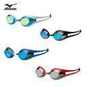 ミズノ MIZUNO GX・SONIC EYE スイミングゴーグル ノンクッションタイプ ミラー加工 くもり止め加工 ツインベルト仕様 N3JE6001 日本製