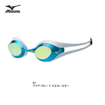 ミズノ MIZUNO GX・SONIC EYE スイミングゴーグル ノンクッションタイプ ミラー加工 くもり止め加工 ツインベルト仕様 N3JE6001 日本製