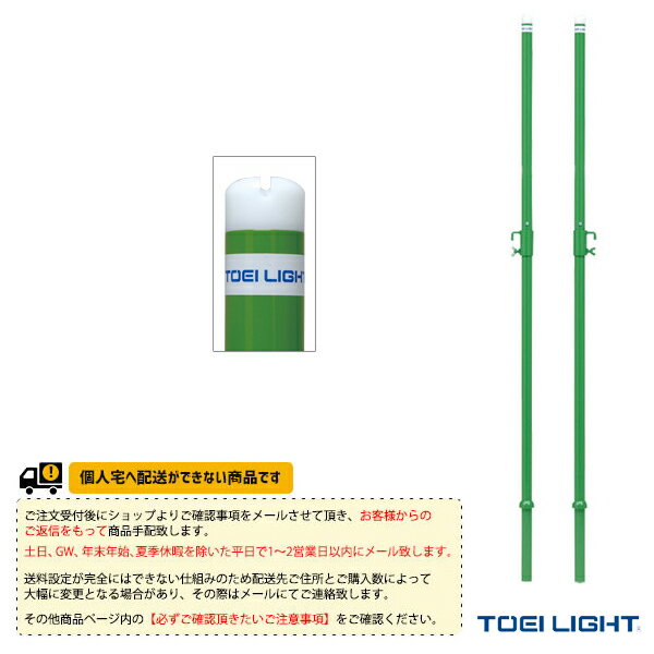 【バドミントン コート用品 TOEI(トーエイ)】 [送料別途]バドミントン支柱TJ34／2本1組（B-3387）