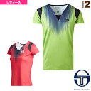 【テニス・バドミントンウェア(レディース) セルジオタッキーニ】 STARDUST T-SHIRT/スターダストTシャツ/NEW YORKシリーズ/レディース(...