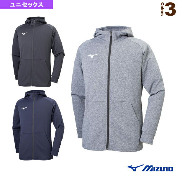 【オールスポーツ ウェア（メンズ/ユニ） ミズノ】 ソフトニットパーカ／フルジップ／ユニセックス（32MC9118）